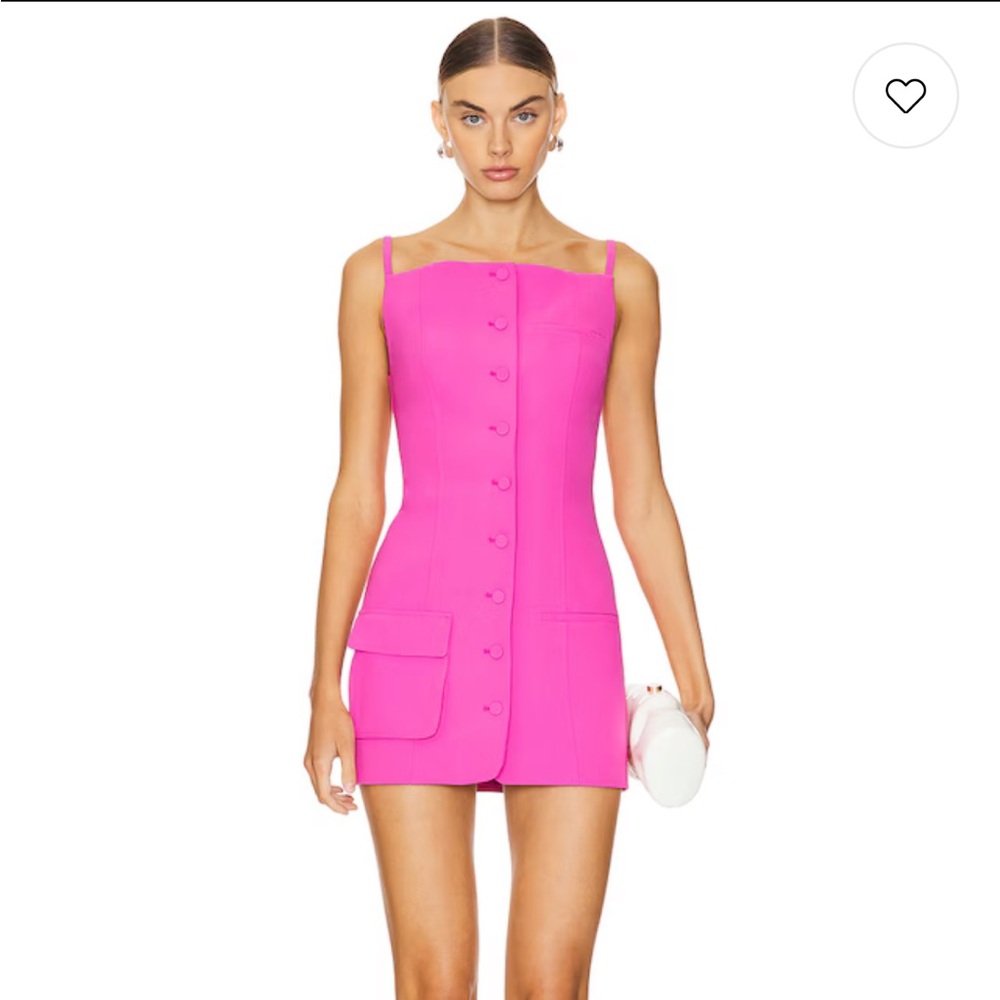 Camilla Colho pink Button-Down Mini Dress